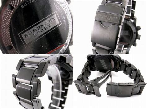 BU7703 Burberry Endurance Sport Watch 44mm Black Steel